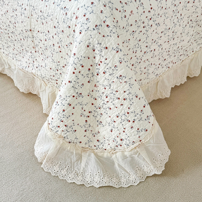 91家纺网 家纺一手货源 找家纺 添越家纺2025新款纯棉砂洗床盖三件套四件套系列伊澜