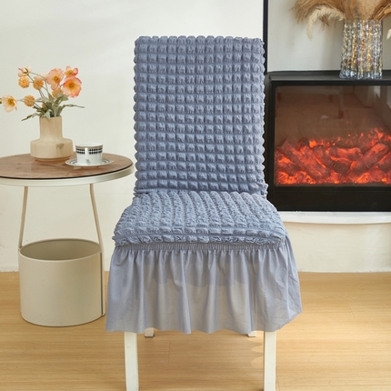 飞翔家纺床上用品有限公司 2025新款泡泡纱椅套 浅灰色