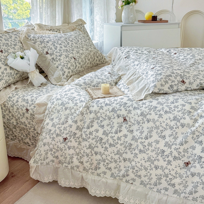 91家纺网 家纺一手货源 找家纺 添越家纺2025新款纯棉砂洗床盖三件套四件套系列奥罗拉