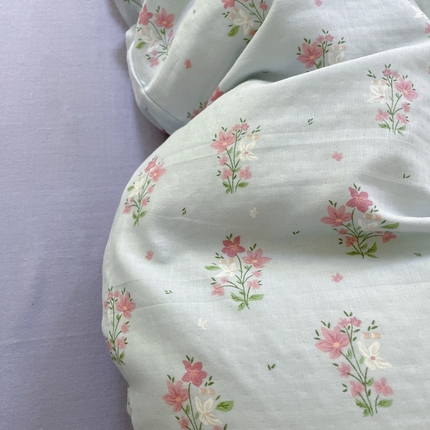 91家纺网 家纺一手货源 找家纺 （总）集布 2025新款活性印染全棉双层纱四件套