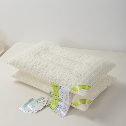 91家纺网 家纺一手货源 找家纺 （总）麦肯锡 2025新款CLIIA COOL凉感系列 有氧凉感乳胶护颈枕-产品图