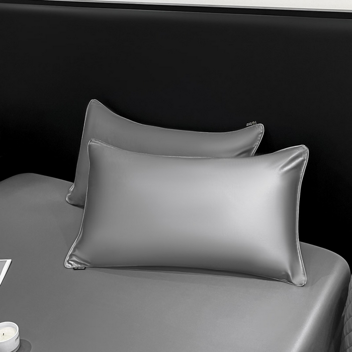 91家纺网 家纺一手货源 找家纺 ab家纺 2025新款莱赛尔单床笠 摩登灰