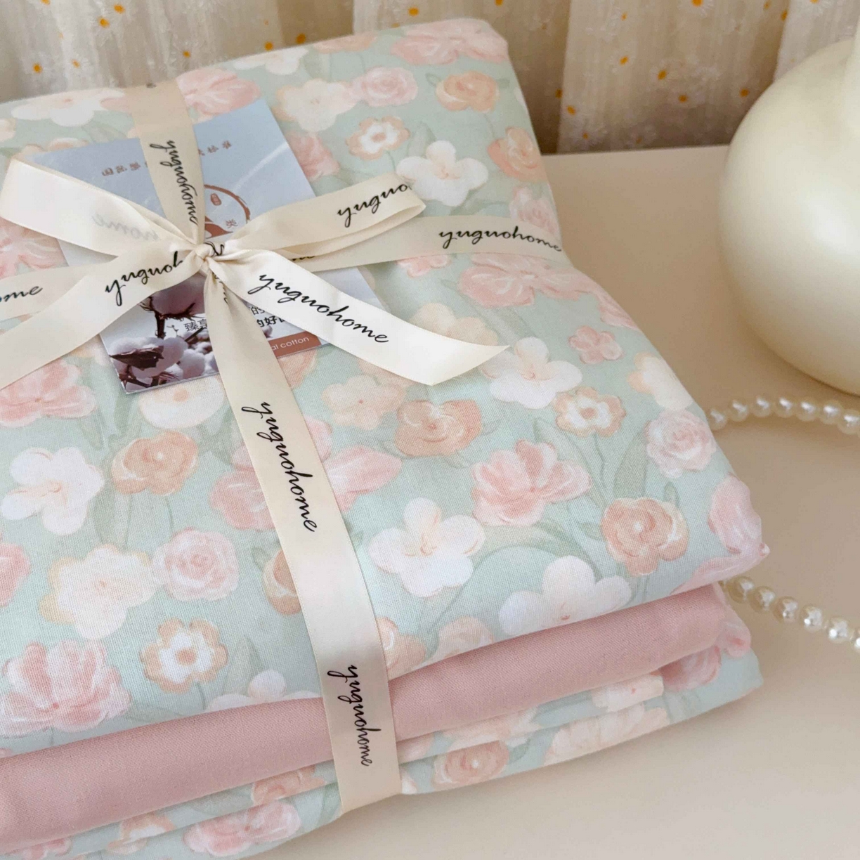 91家纺网 家纺一手货源 找家纺 于果 2025新款双层纱四件套第五批 乔德花园