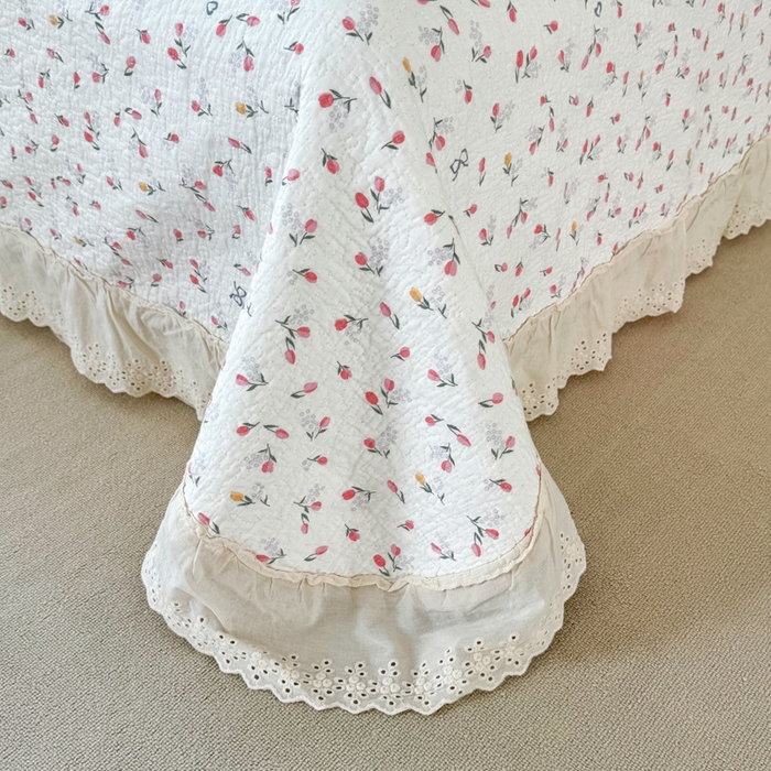 91家纺网 家纺一手货源 找家纺 添越家纺2025新款纯棉砂洗床盖三件套四件套系列遇见