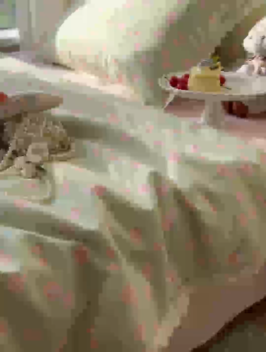 91家纺网 家纺一手货源 找家纺 （总）子钦家纺 2025新款韩版碎花法式风情花边水洗棉夏被夏凉被空调被四件套-风格二