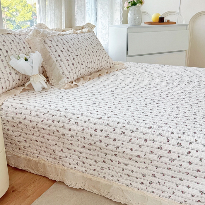 91家纺网 家纺一手货源 找家纺 添越家纺2025新款纯棉砂洗床盖三件套四件套系列梦的旋律