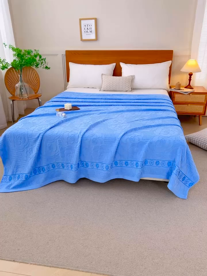 91家纺网 家纺一手货源 找家纺 （总）悦然毛巾被 2025新款经典纯棉毛巾毯