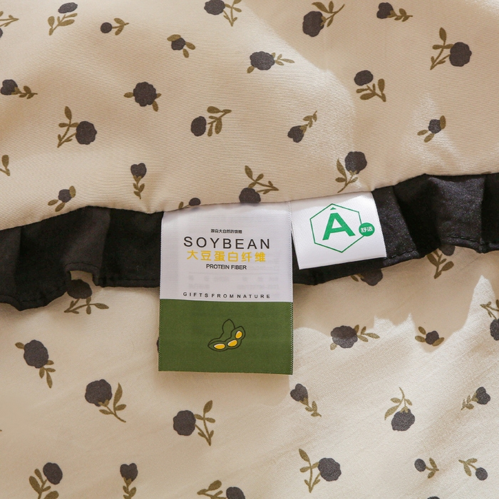 91家纺网 家纺一手货源 找家纺 薇玛仕 2025新款韩版宽边水洗棉大豆夏被赫本风亲肤柔软夏季薄被子 赫本-蝴蝶花