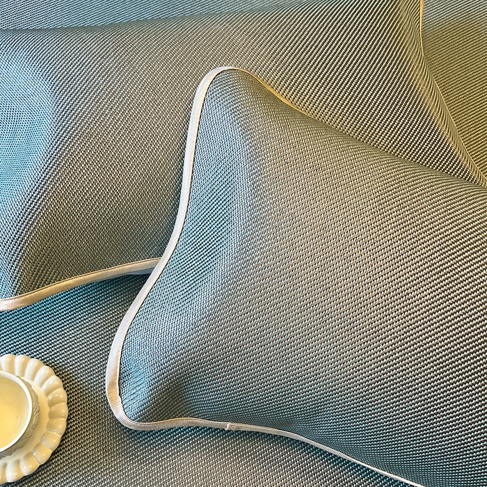 91家纺网 家纺一手货源 找家纺 网红馆（ck家纺） 2025新款可脱卸床裙款冰藤席-盛夏繁星 荷绿