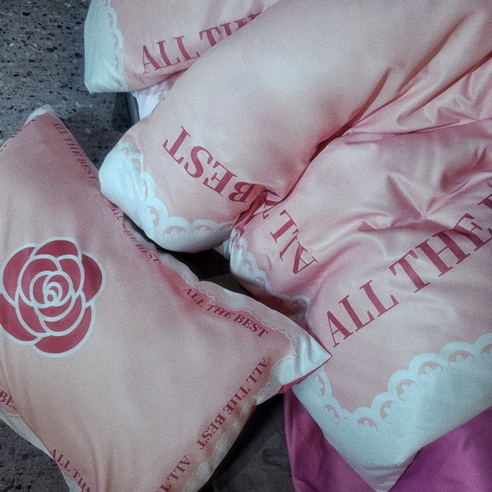 91家纺网 家纺一手货源 找家纺 丽斐纺织 2025新款冰丝四件套 白蕾粉茶