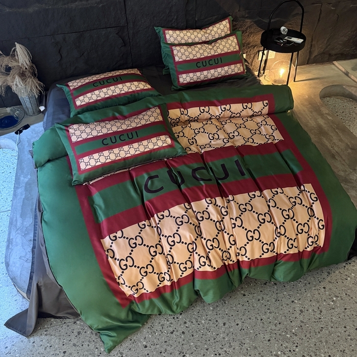 91家纺网 家纺一手货源 找家纺 丽斐纺织 2025新款冰丝四件套 新国风中古