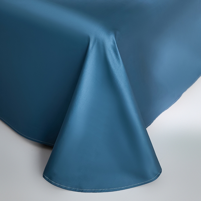 91家纺网 家纺一手货源 找家纺 禾时 2025新款轻奢A类100SPro新疆长绒棉四件套全棉纯棉高定款 宾利蓝