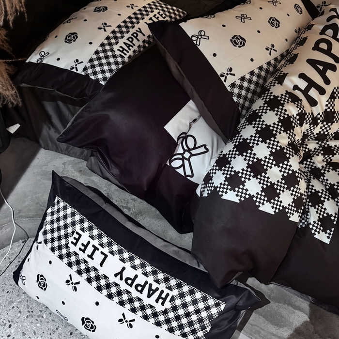 91家纺网 家纺一手货源 找家纺 丽斐纺织 2025新款冰丝四件套 奥黛丽赫本