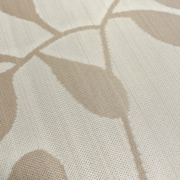 91家纺网 家纺一手货源 找家纺 宜代光年 2025新款冷凝丝可水洗提花凉感席-床席款 凉感叶繁-咖