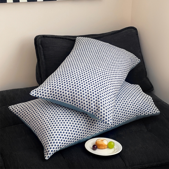 91家纺网 家纺一手货源 找家纺 萝莉家纺 2025新款全棉复古美式风水洗双层纱印花四件套 花蕾兰