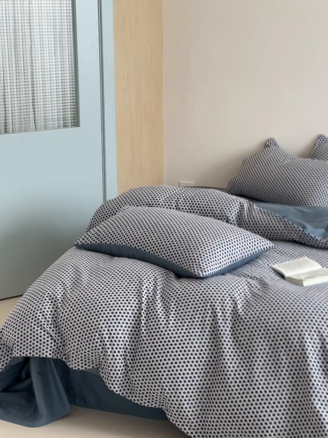 91家纺网 家纺一手货源 找家纺 萝莉家纺 2025新款全棉复古美式风水洗双层纱印花四件套 花蕾兰