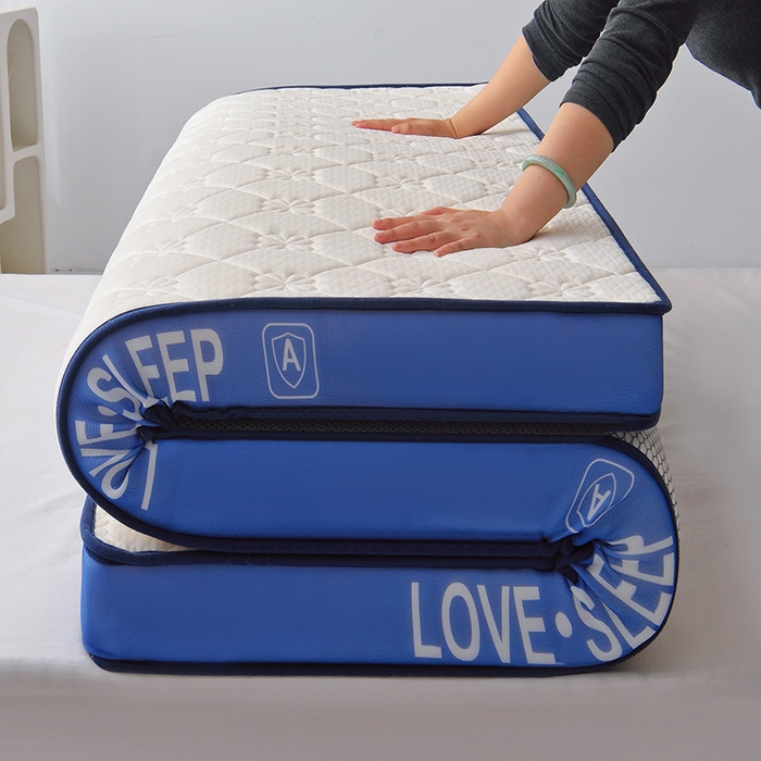 91家纺网 家纺一手货源 找家纺 （总）苏赫床垫 2025新款高密度海绵乳胶床垫-梅花白色