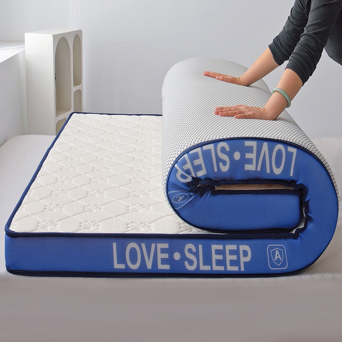 91家纺网 家纺一手货源 找家纺 （总）苏赫床垫 2025新款高密度海绵乳胶床垫-梅花白色