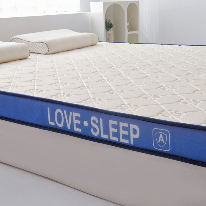 91家纺网 家纺一手货源 找家纺 （总）苏赫床垫 2025新款高密度海绵乳胶床垫-梅花白色