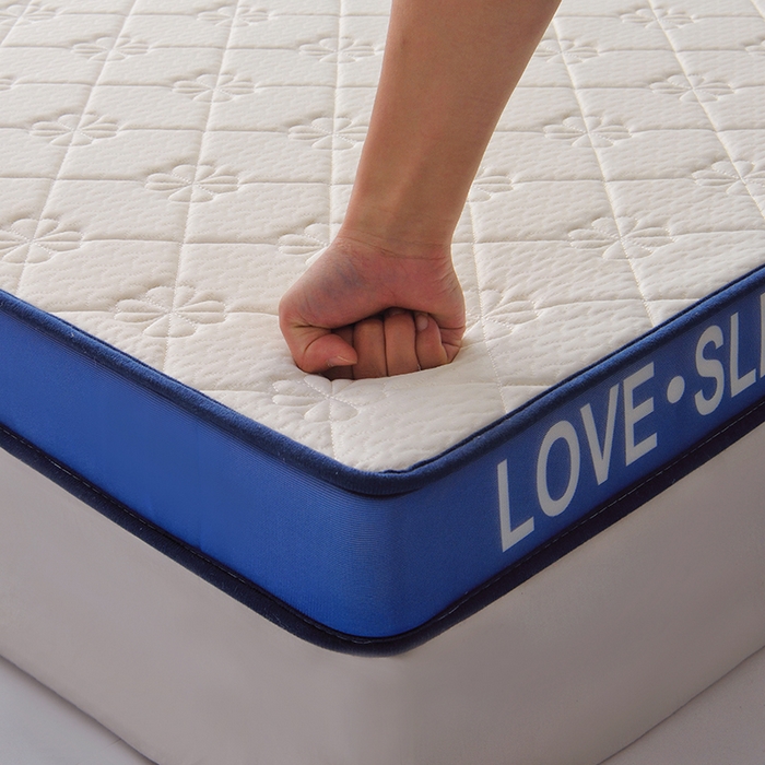 91家纺网 家纺一手货源 找家纺 （总）苏赫床垫 2025新款高密度海绵乳胶床垫-梅花白色