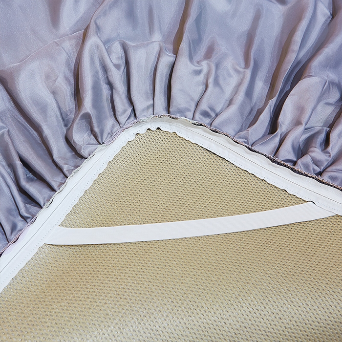 91家纺网 家纺一手货源 找家纺 网红馆（ck家纺） 2025新款冰藤席凉席席子床裙系列 蔓心 -雾灰色