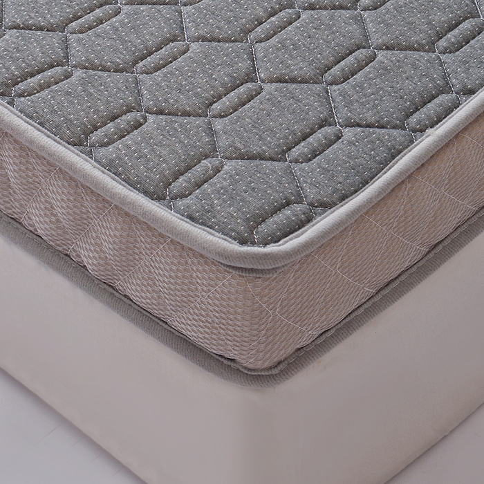 91家纺网 家纺一手货源 找家纺 苏赫床垫 2025新款高密度海绵乳胶床垫-六边格灰色