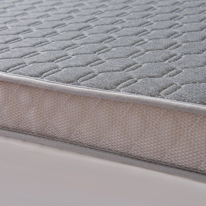 91家纺网 家纺一手货源 找家纺 苏赫床垫 2025新款高密度海绵乳胶床垫-六边格灰色