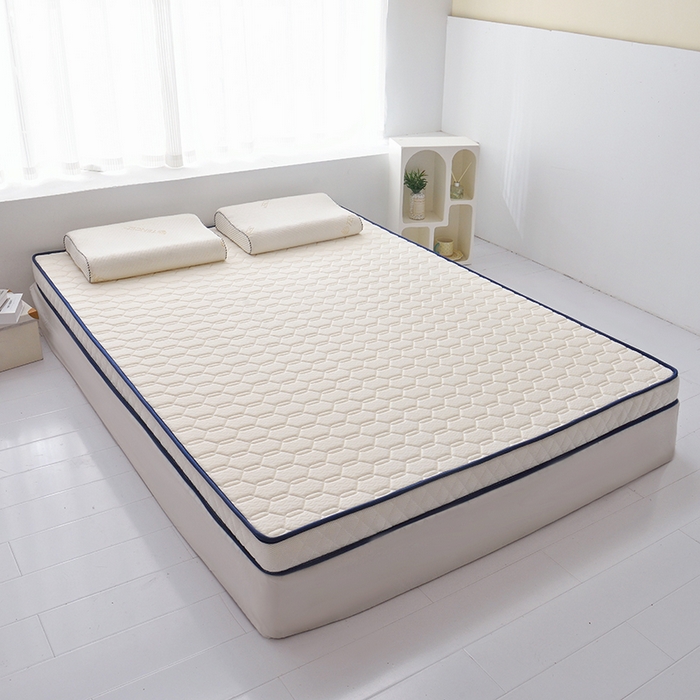 91家纺网 家纺一手货源 找家纺 苏赫床垫 2025新款高密度海绵乳胶床垫-六边格 白色