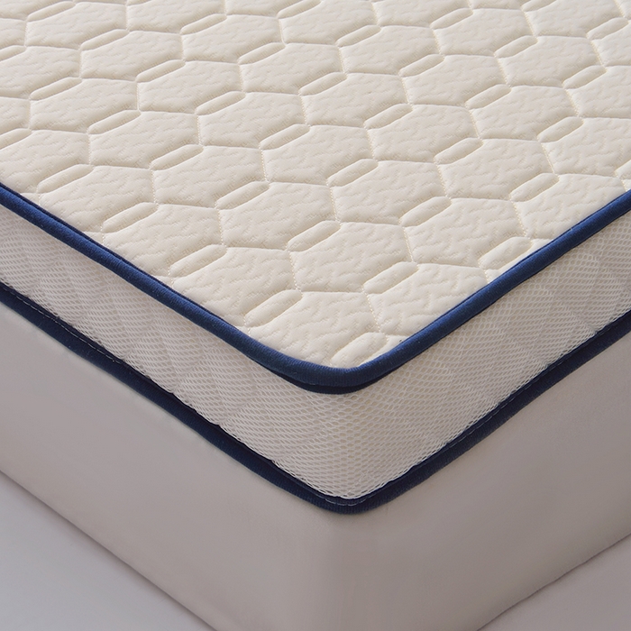 91家纺网 家纺一手货源 找家纺 苏赫床垫 2025新款高密度海绵乳胶床垫-六边格 白色