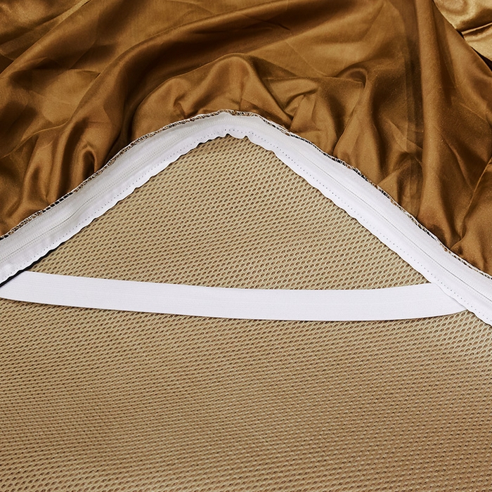 91家纺网 家纺一手货源 找家纺 网红馆（ck家纺） 2025新款冰藤席凉席席子床裙系列 玫瑰-藤黄