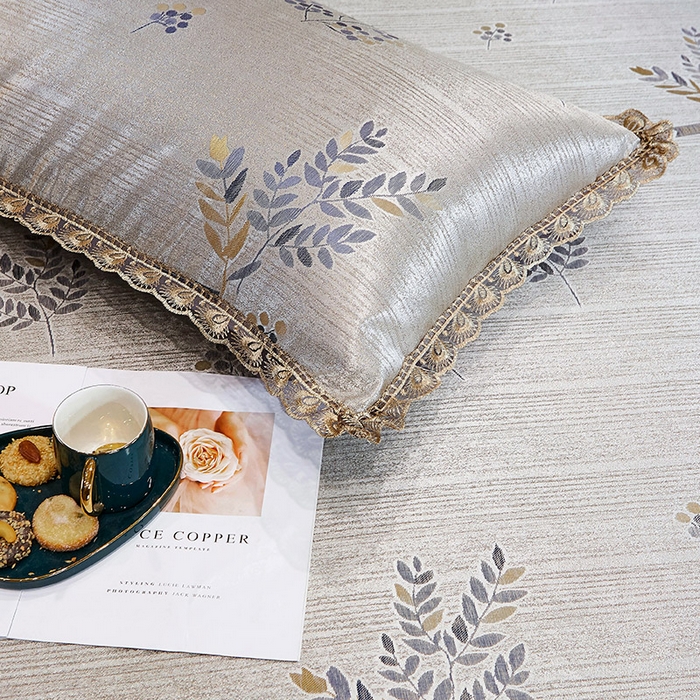 91家纺网 家纺一手货源 找家纺 （总）网红馆（ck家纺） 2025新款色织提花冰丝凉席床裙款