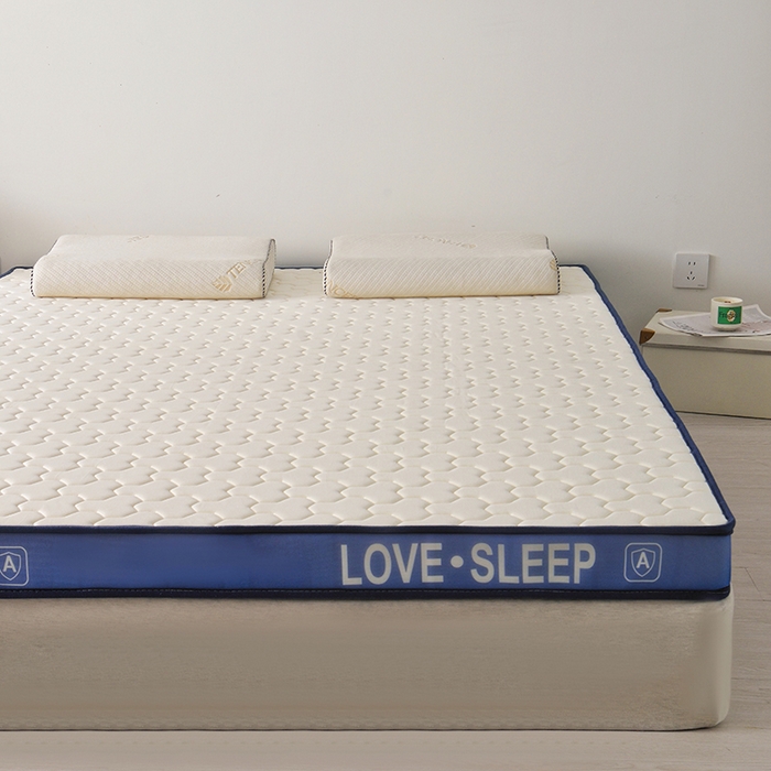 91家纺网 家纺一手货源 找家纺 苏赫床垫 2025新款牛奶丝乳胶床垫立体款床垫-菱格 白色-菱格