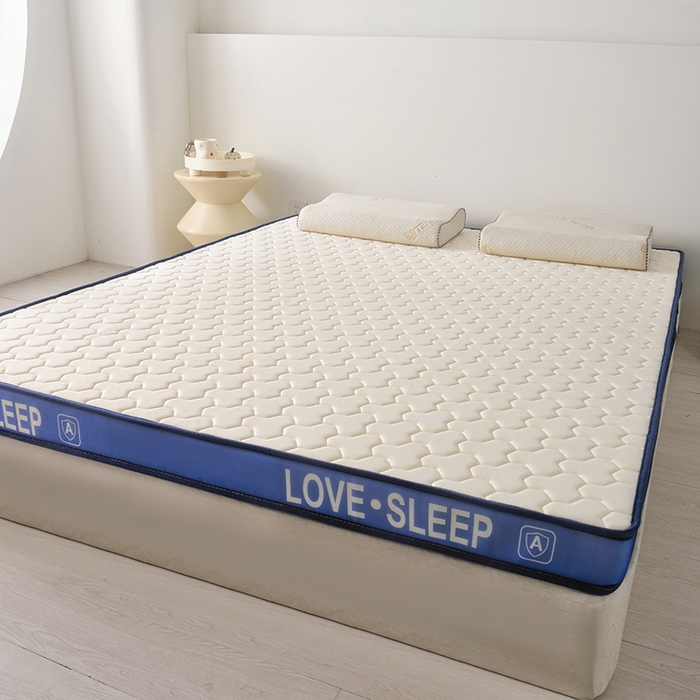 91家纺网 家纺一手货源 找家纺 苏赫床垫 2025新款牛奶丝乳胶床垫立体款床垫-菱格 白色-菱格