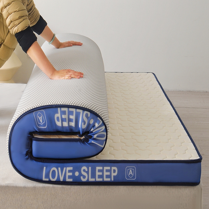 91家纺网 家纺一手货源 找家纺 苏赫床垫 2025新款牛奶丝乳胶床垫立体款床垫-菱格 白色-菱格