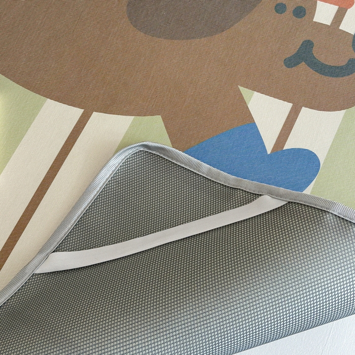 91家纺网 家纺一手货源 找家纺 萝莉家纺 2025新款升级900D加厚数码印花斜纹冰丝床席款凉席三件套 森林的狗