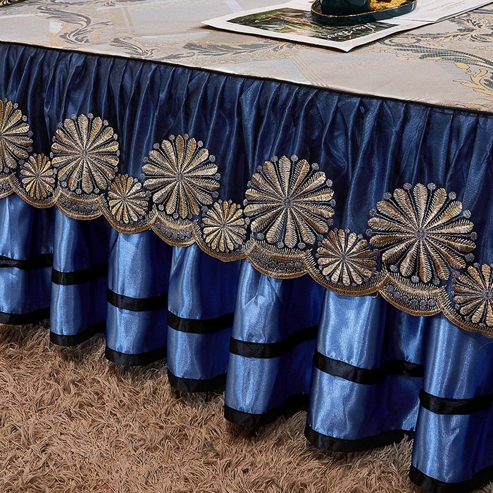 91家纺网 家纺一手货源 找家纺 网红馆（ck家纺） 2025新款色织提花冰丝凉席床裙款 欧陆风情