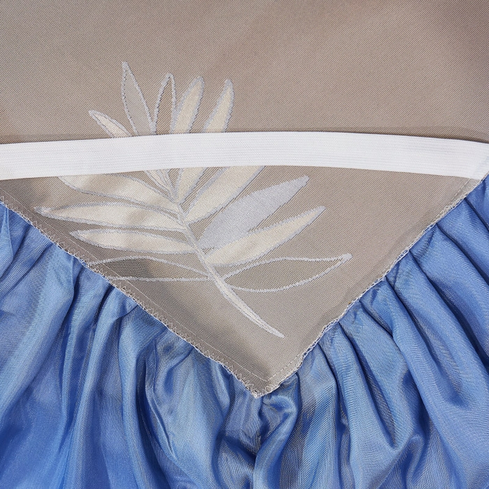 91家纺网 家纺一手货源 找家纺 网红馆（ck家纺） 2025新款色织提花冰丝凉席床裙款 午后时光