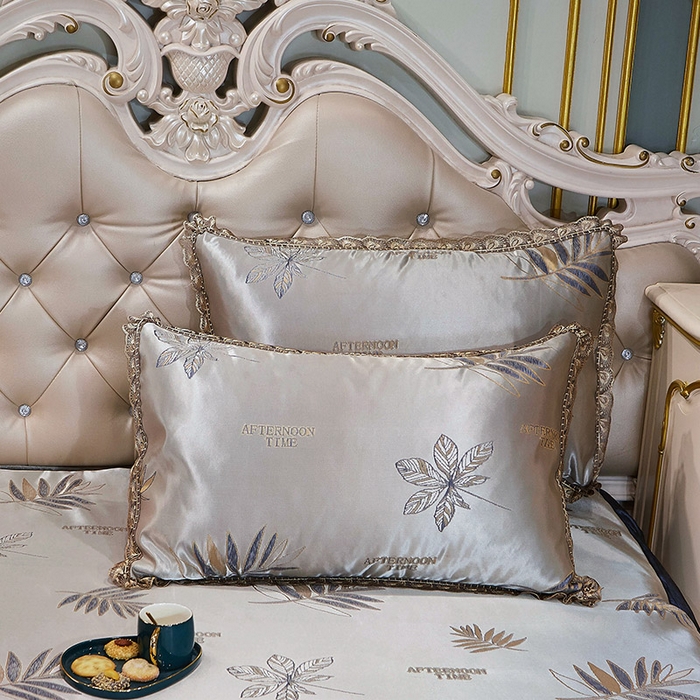 91家纺网 家纺一手货源 找家纺 网红馆（ck家纺） 2025新款色织提花冰丝凉席床裙款 午后时光