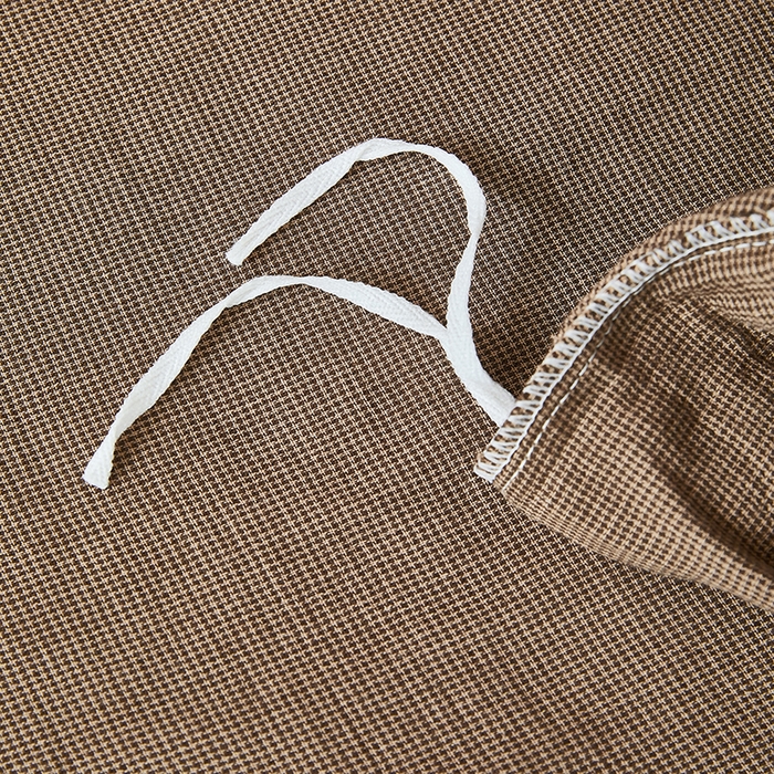 91家纺网 家纺一手货源 找家纺 全美家居 2025新款A类全棉纯棉活性印染双层纱四件套 棕褐香缇