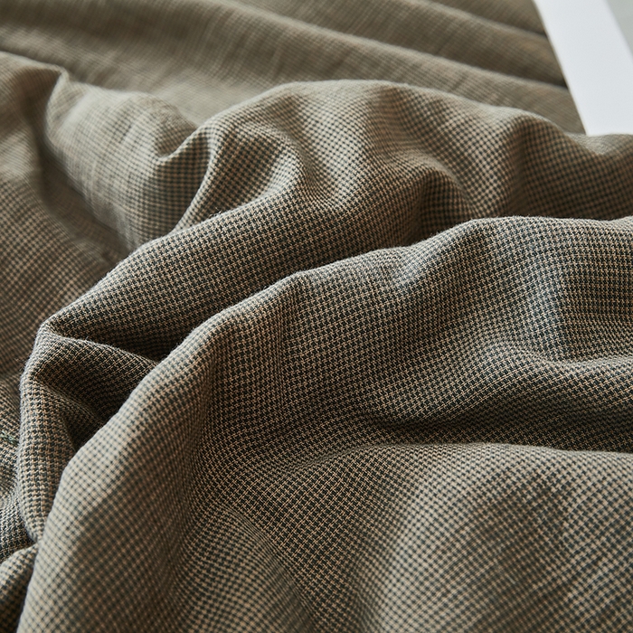 91家纺网 家纺一手货源 找家纺 全美家居 2025新款全棉水洗色织双层纱大豆纤维被夏凉被空调被夏被 榛果梵梦