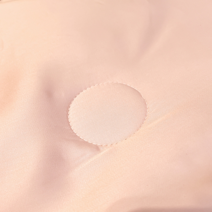 91家纺网 家纺一手货源 找家纺 如一 2025新款精绣系列水洗冰丝夏被四件套 卡皮巴拉-粉米