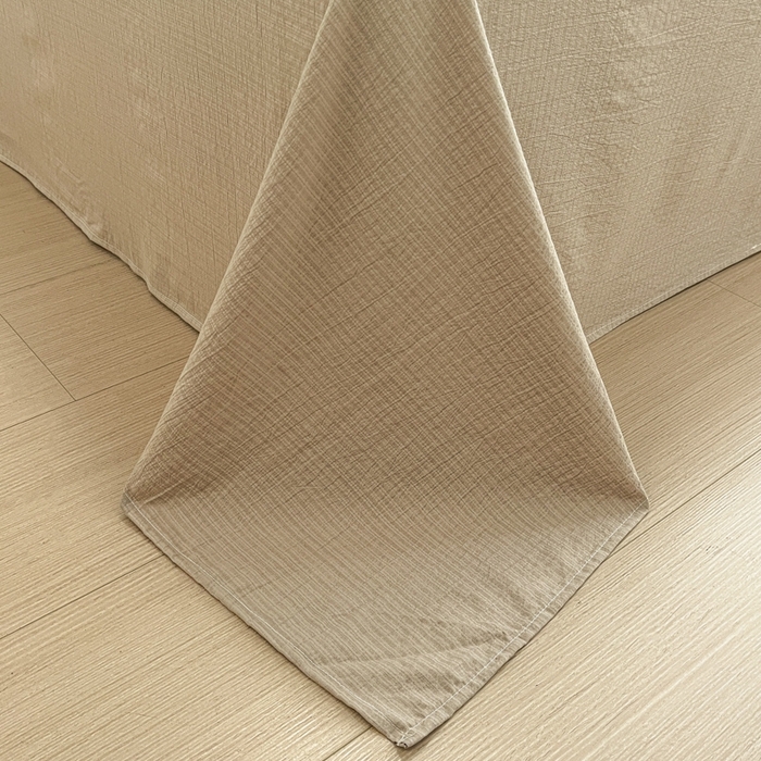 91家纺网 家纺一手货源 找家纺 海岛哥哥 2025新款高克重木棉提花双层纱四件套-风格二 漫漫春色