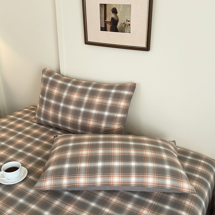 91家纺网 家纺一手货源 找家纺 吉象家纺 2025新款全棉色织水洗棉床单三件套 乔纳森