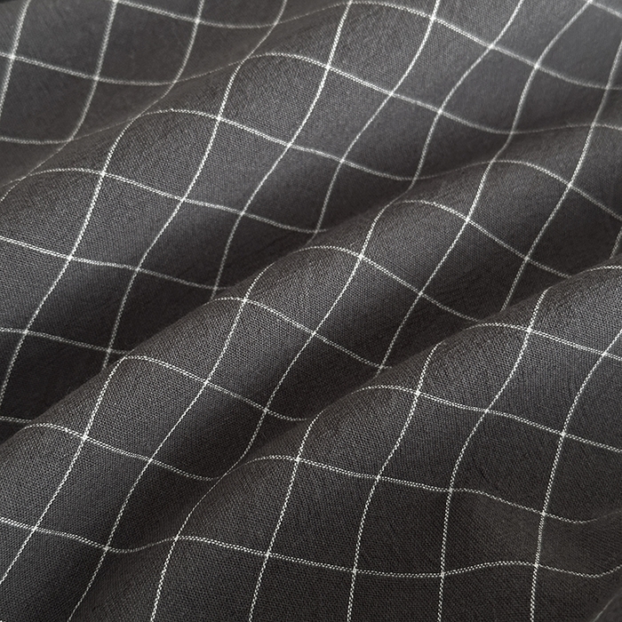 91家纺网 家纺一手货源 找家纺 吉象家纺 2025新款全棉色织水洗棉床单三件套 苏米深灰