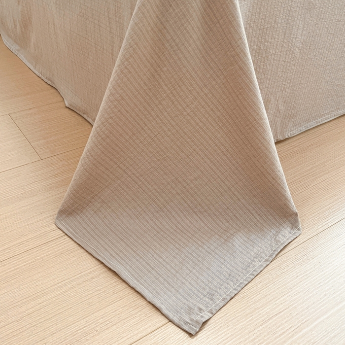 91家纺网 家纺一手货源 找家纺 海岛哥哥 2025新款高克重木棉提花双层纱四件套-风格二 甜甜樱桃