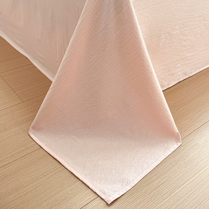 91家纺网 家纺一手货源 找家纺 海岛哥哥 2025新款高克重木棉提花双层纱四件套-风格二 顽皮乐乐