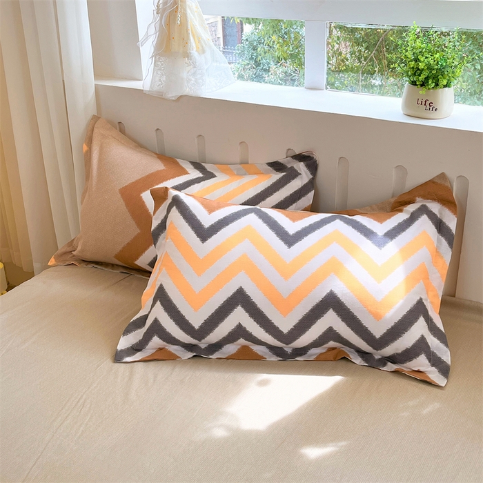 大吉 2025新款亲肤舒适全棉纯棉喷气小清新印花系列单枕套枕套单件单品枕套 巴洛克