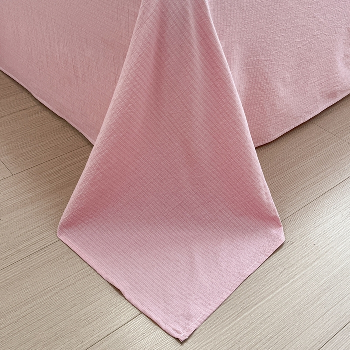 91家纺网 家纺一手货源 找家纺 港岛妹妹 2025新款高克重提花双层纱四件套-风格一 花梦如烟