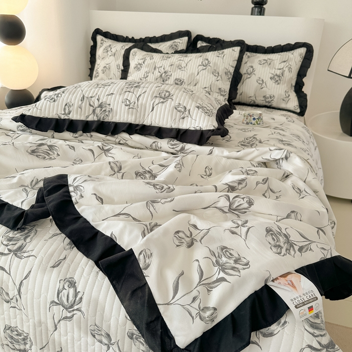 91家纺网 家纺一手货源 找家纺 （总）同田家纺 2025新款A类水洗棉床盖夏被空调被四件套