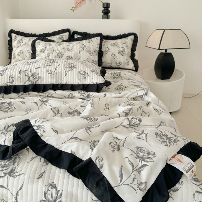 91家纺网 家纺一手货源 找家纺 （总）同田家纺 2025新款A类水洗棉床盖夏被空调被四件套